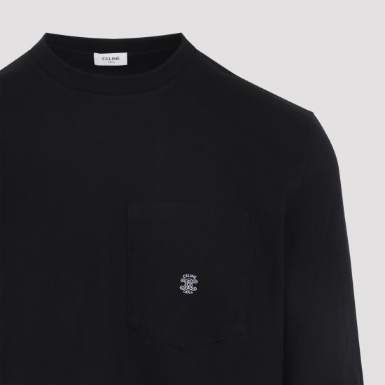 26SS 셀린느 폴로 티셔츠 RX0HX1242 38AW BLACK WHITE - CELINE