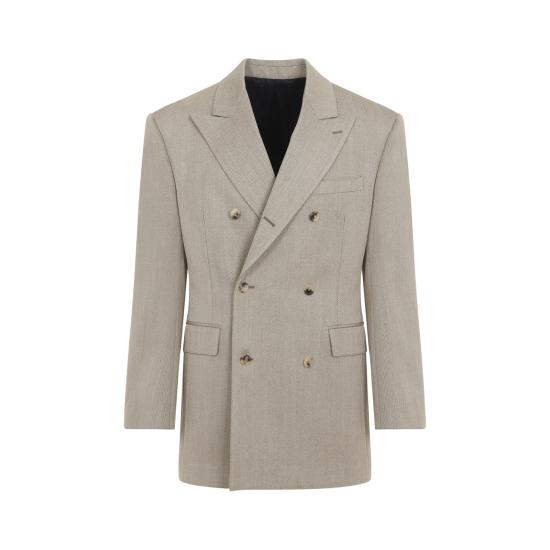 26SS 셀린느 울 콜론 재킷 RV11R0W46 31MO MOSS - CELINE