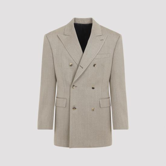 26SS 셀린느 울 콜론 재킷 RV11R0W46 31MO MOSS - CELINE