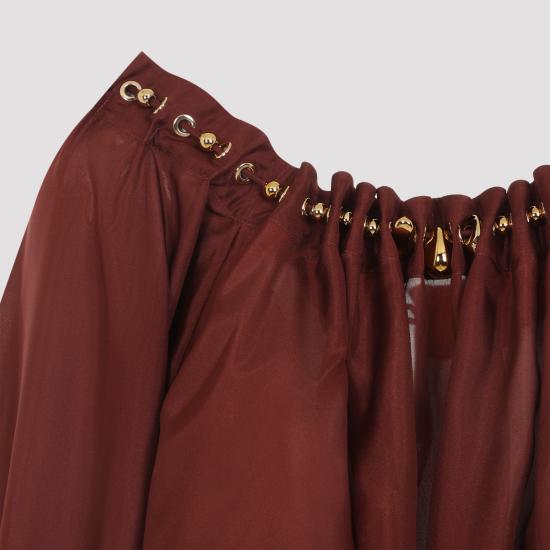 26FW 짐머만 블라우스 8428TSS261 MERLOT - ZIMMERMANN