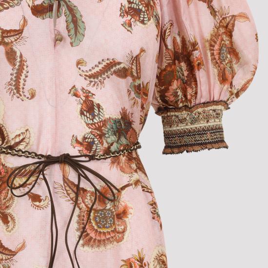 26FW 짐머만 롱 원피스 8255DSS261 MAUVE JACOBEAN - ZIMMERMANN