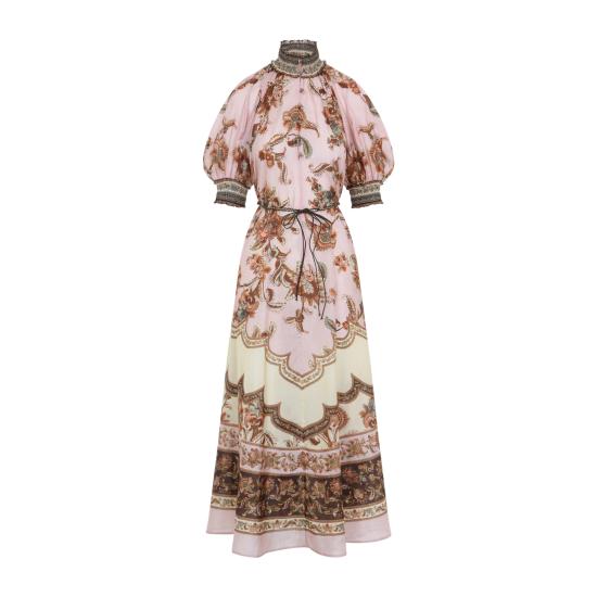 26FW 짐머만 롱 원피스 8255DSS261 MAUVE JACOBEAN - ZIMMERMANN