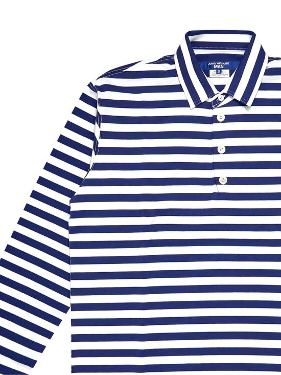 26SS 준야 와타나베 꼼데가르송 폴로 티셔츠 WQT005051 NAVY WHITE - JUNYA WATANABE COMME DES GARCONS