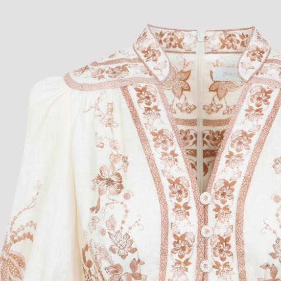 26FW 짐머만 롱 원피스 3501DSS262 CREAM TAN FLORAL - ZIMMERMANN