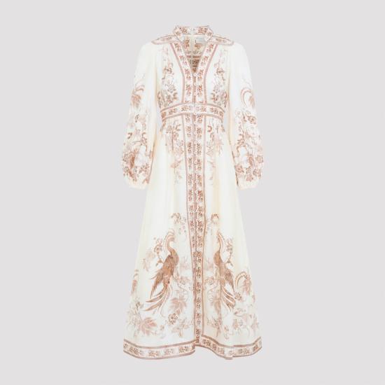 26FW 짐머만 롱 원피스 3501DSS262 CREAM TAN FLORAL - ZIMMERMANN
