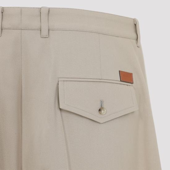 26SS 셀린느 코튼 트윌 몬탁 트라우저 RP0AW2L57 40BB BRITISH BEIGE - CELINE