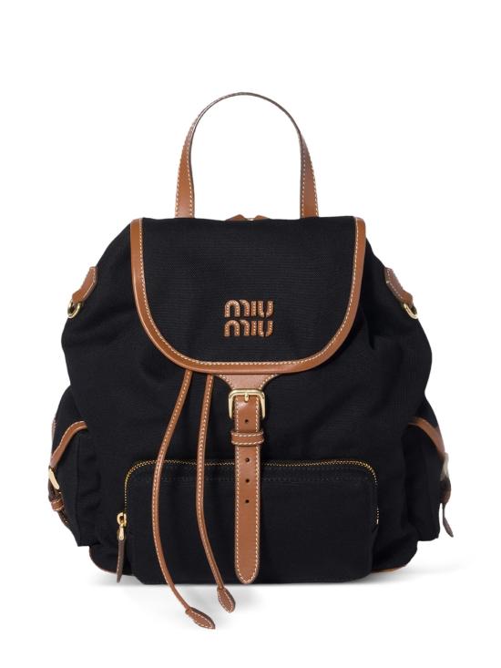 26FW 미우미우 백팩 5BZ042VOOM 2IBQ F0RS5 NERO BRANDY