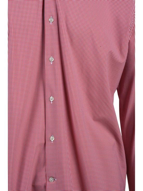 25SS Ghirardelli Next 긴팔 셔츠 화이트/레드 넥스트 스트레치 폴리아미드 엘라스테인 - OTHER BRANDS