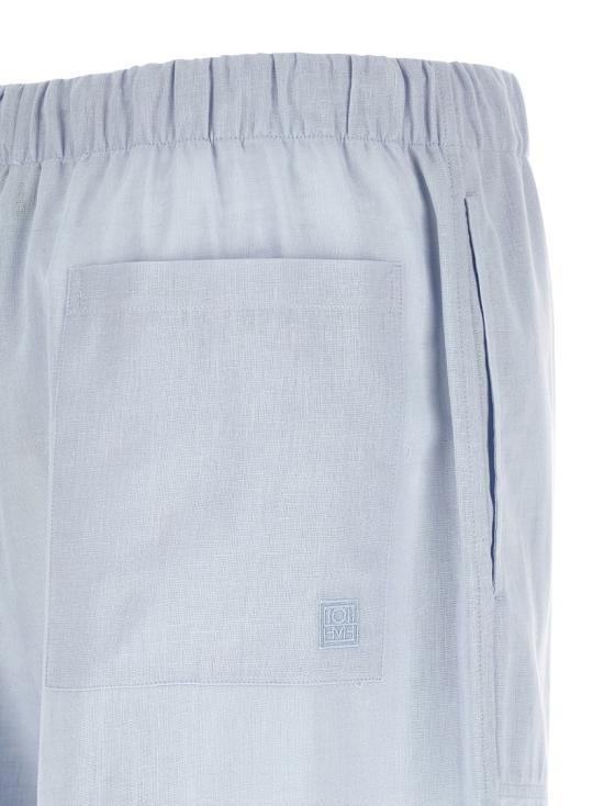 26SS 토템 팬츠 253WRB0325FB0458206 Blue - TOTEME