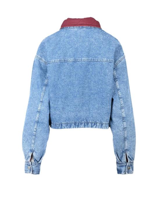  토미진 데님 파란색 면 남성용  재킷 - TOMMY JEANS