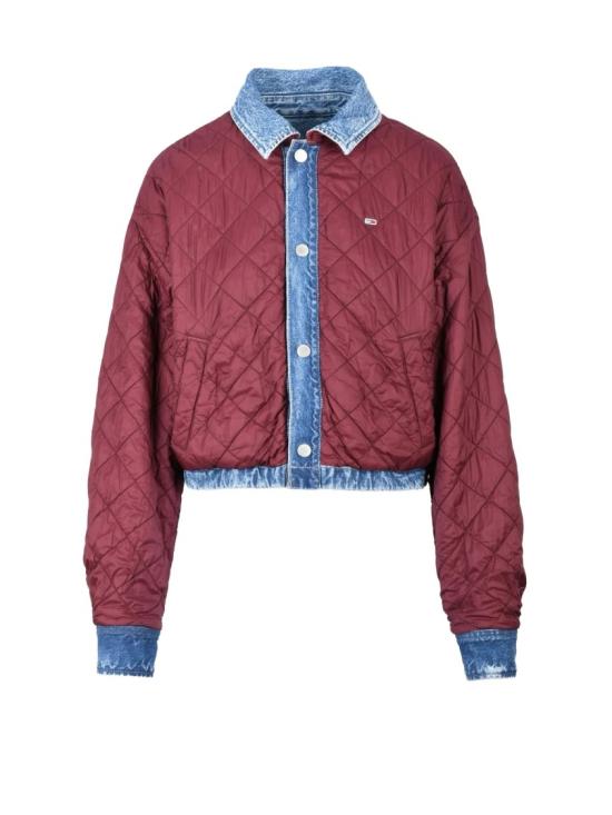  토미진 데님 파란색 면 남성용  재킷 - TOMMY JEANS