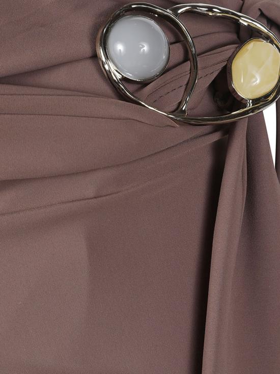 26SS 하물렛 롱 스커트 VEGA Y Brown - HAMOULET