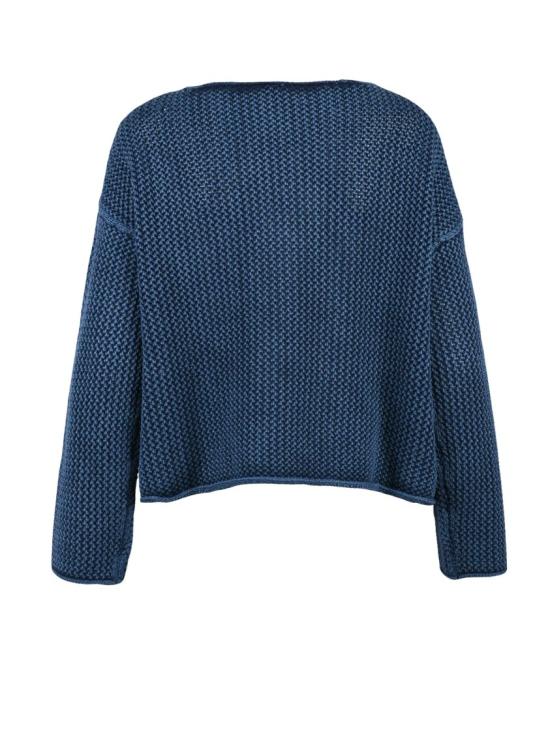 25SS 폴로 랄프로렌 스웨터 파란색 면 트리코 니트 - POLO RALPH LAUREN