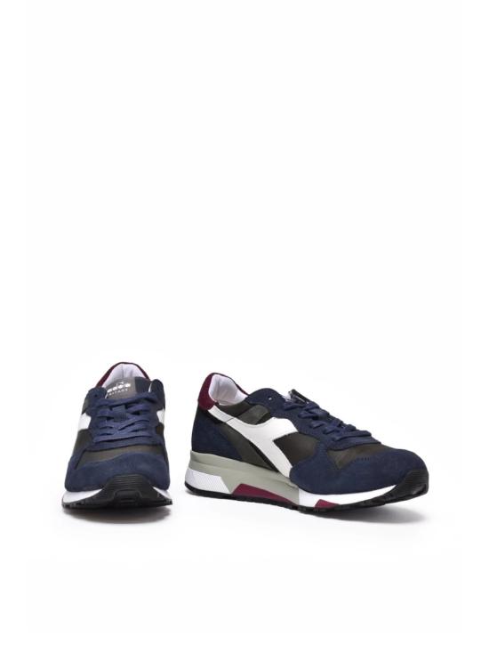  디아도라 헤리티지 스니커즈 블루 블랙 폴리에스터 가죽 트라이던트 - DIADORA HERITAGE