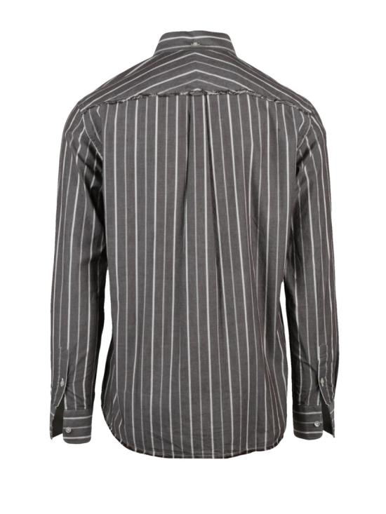 25SS Deuxieme 긴팔 셔츠 회색 면 - DEUXIEME