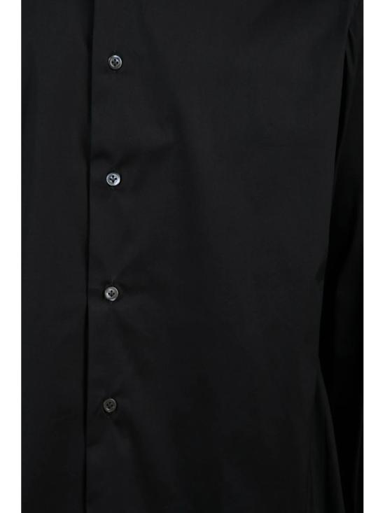 25SS 마짜렐리 긴팔 셔츠 검정색 면 폴리아미드 엘라스테인 - MAZZARELLI