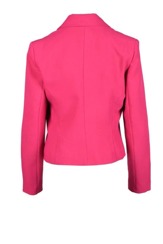  Access Fashion 수트 자켓 푸시아 색상 재활용 폴리에스터 비스코스 스판덱스 재킷 - ACCESS FASHION