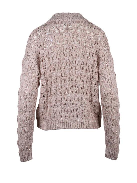 25SS 일레븐티 니트웨어 핑크색 면 폴리아미드 폴리에스터 지퍼 가디건 - ELEVENTY