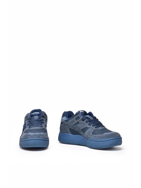  디아도라 헤리티지 스니커즈 파란색 가죽 테리 바구니 - DIADORA HERITAGE