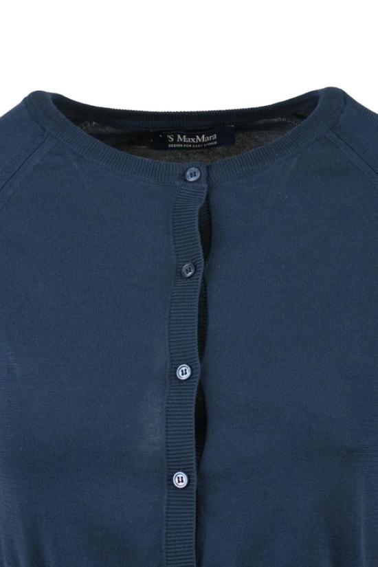 25SS 막스마라 니트웨어 블루테이 코튼 가디건 - MAX MARA