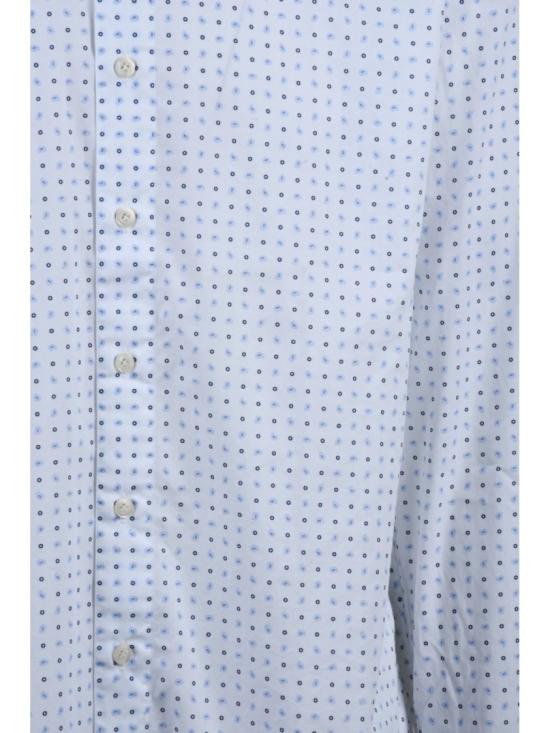 25SS Mariano Napoli 긴팔 셔츠 흰색/하늘색 줄무늬 면 - OTHER BRANDS