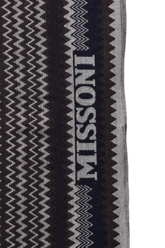  미소니 머플러/스카프 갈색 베이지색 울 스카프 - MISSONI
