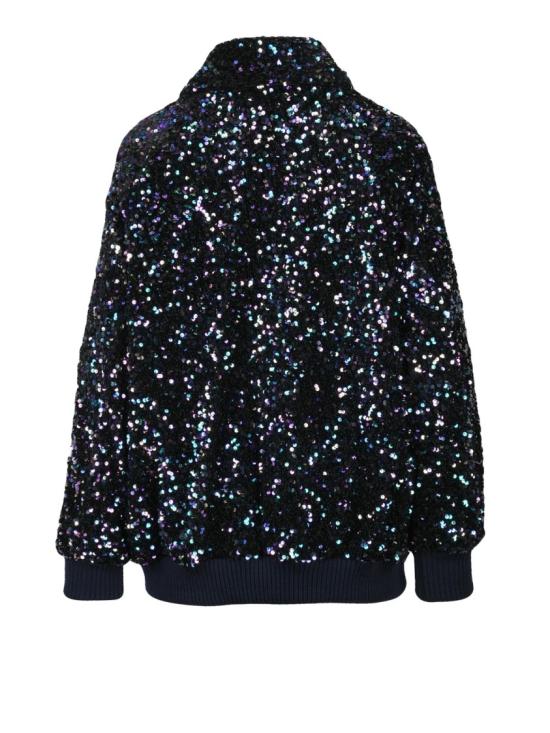  C.D.S.Blaze Milano 자켓 블랙 폴리에스터 여성용 스팽글 - OTHER BRANDS