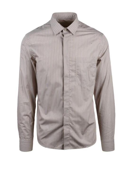 25SS Deuxieme 긴팔 셔츠 베이지색 면
