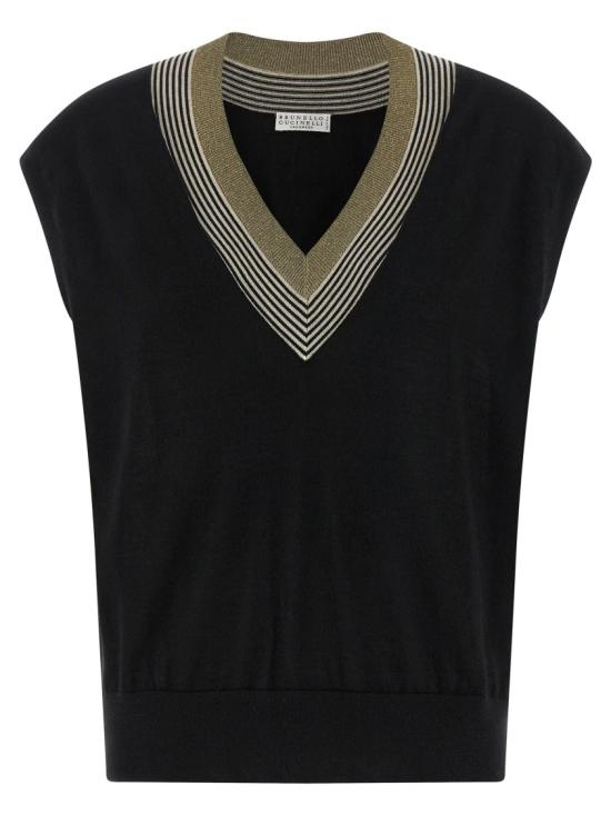 26SS 브루넬로 쿠치넬리 니트웨어 M13836712CDN23 Black