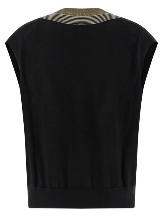 26SS 브루넬로 쿠치넬리 니트웨어 M13836712CDN23 Black - BRUNELLO CUCINELLI