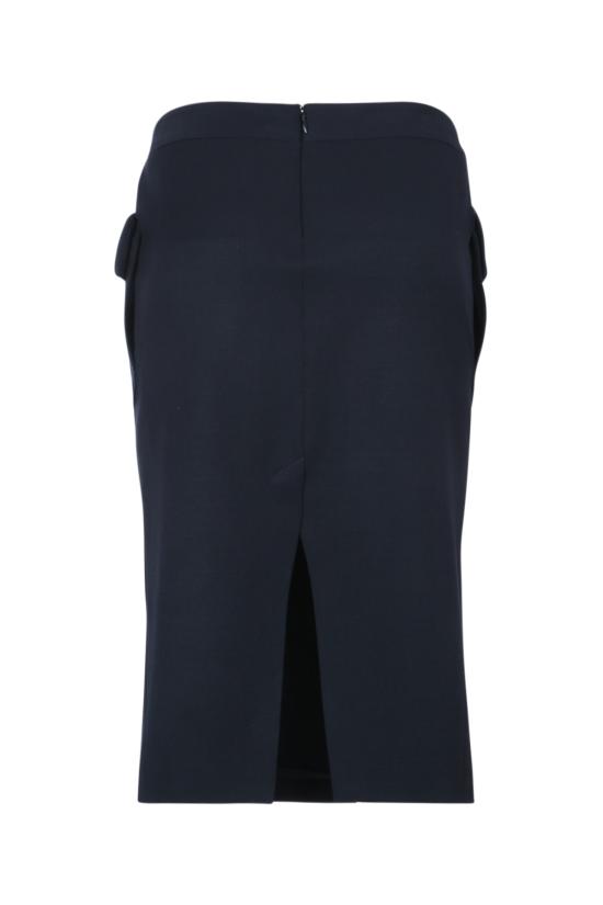 26SS 알렉산더 맥퀸 스커트 872015QJAAC 4003 NAVY - ALEXANDER MCQUEEN