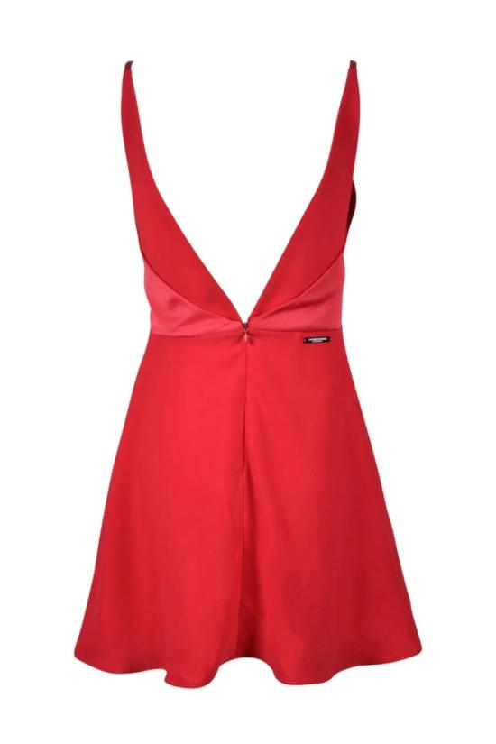  Costume National C. 숏 원피스 빨간색 폴리에스터 드레스 - COSTUME NATIONAL