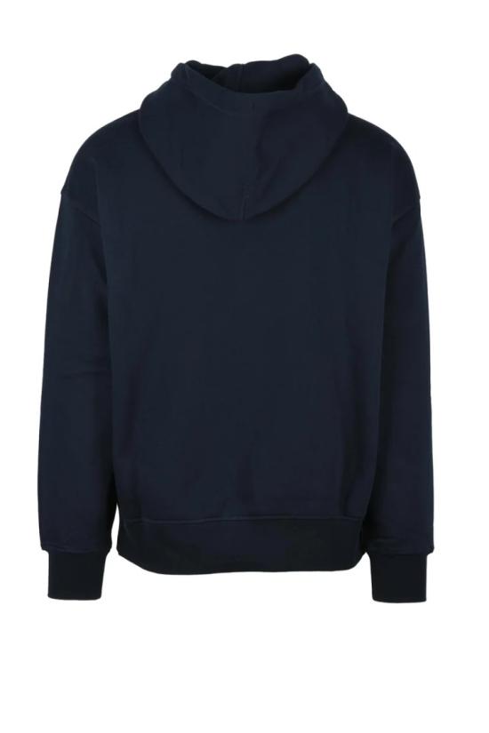 25SS 타미힐피거 탑 파란색 면 폴리에스터 후드티 - TOMMY HILFIGER