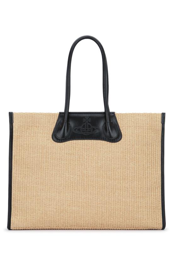 26SS 비비안웨스트우드 토트백 4D01000LUW01D0 B402 NATURAL