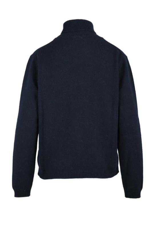  Re_Branded 니트웨어 미드나잇 블루 캐시미어 & 폴리아미드 터틀넥 - OTHER BRANDS
