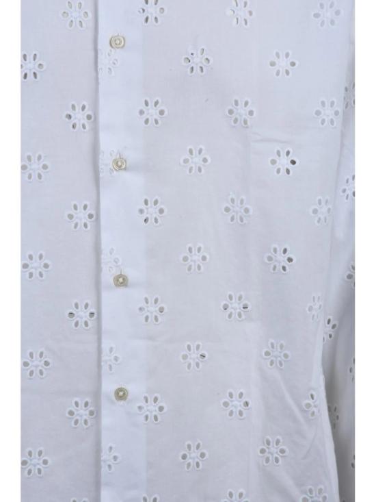 25SS Deuxieme 긴팔 셔츠 흰색 면 - DEUXIEME