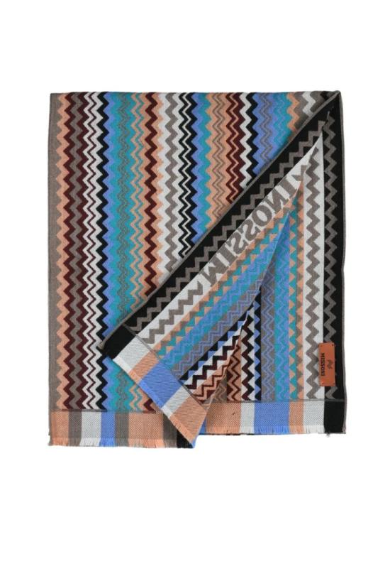  미소니 머플러/스카프 회색 울 스카프 - MISSONI