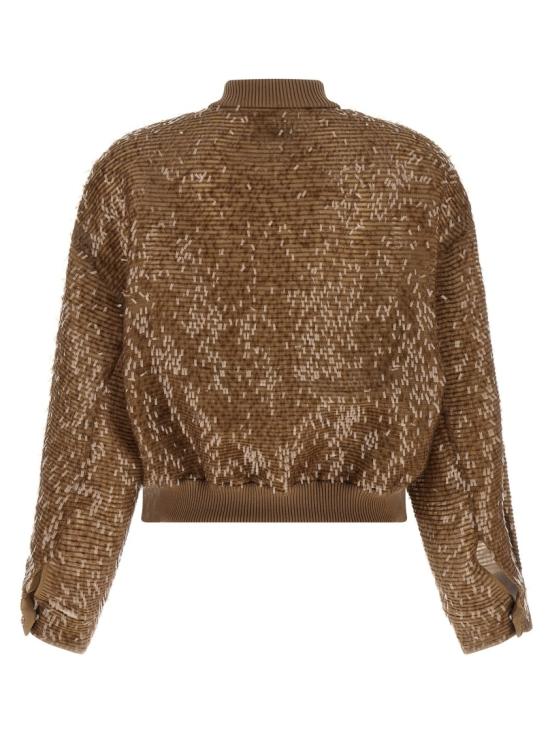 26SS 브루넬로 쿠치넬리 니트웨어 MF940HW306C9267 Brown - BRUNELLO CUCINELLI