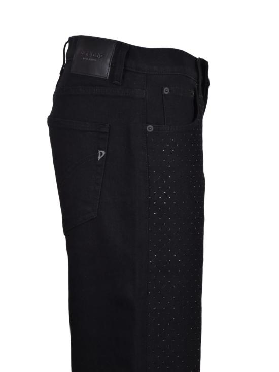 25SS 돈답 데님 블랙 재클린 루즈핏 코튼 엘라스테인 진 - DONDUP