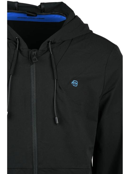 25SS 피콰드로 자켓 검정색 폴리아미드 소재 기능성 재킷 - PIQUADRO