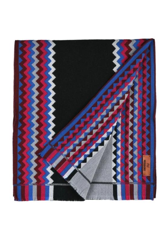  미소니 머플러/스카프 블랙 푸시아 울 스카프 - MISSONI