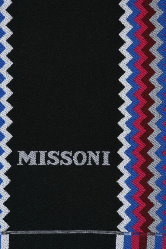 미소니 머플러/스카프 블랙 푸시아 울 스카프 - MISSONI