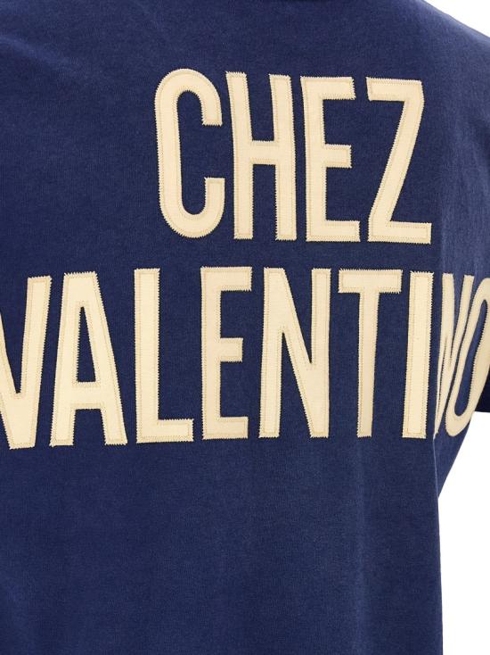 26FW 발렌티노 가라바니 반팔 티셔츠 V3MG17EAYDAEW Blue - VALENTINO GARAVANI