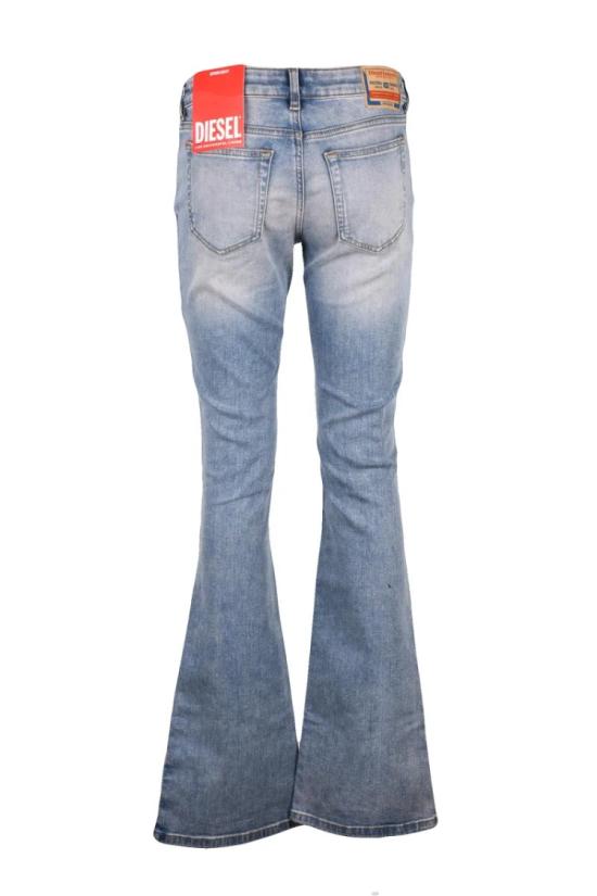 25SS 디젤 데님 퍼플 1969 D-Ebbey 슬림핏 코튼 진 - DIESEL