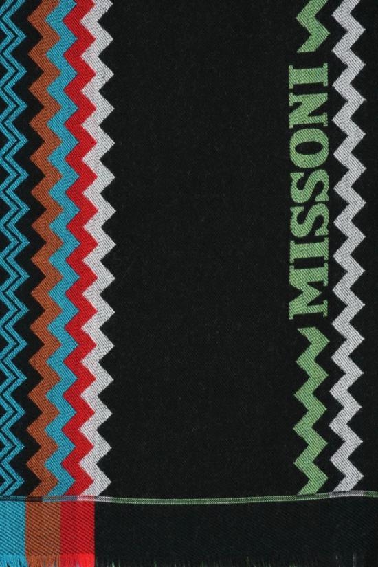  미소니 머플러/스카프 녹색 울 스카프 - MISSONI