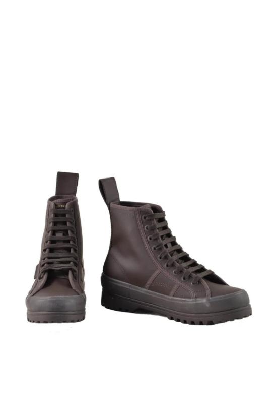  수페르가 스니커즈 갈색 고무 운동화 - SUPERGA