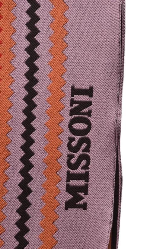  미소니 머플러/스카프 빨간색과 녹색의 울 스카프 - MISSONI