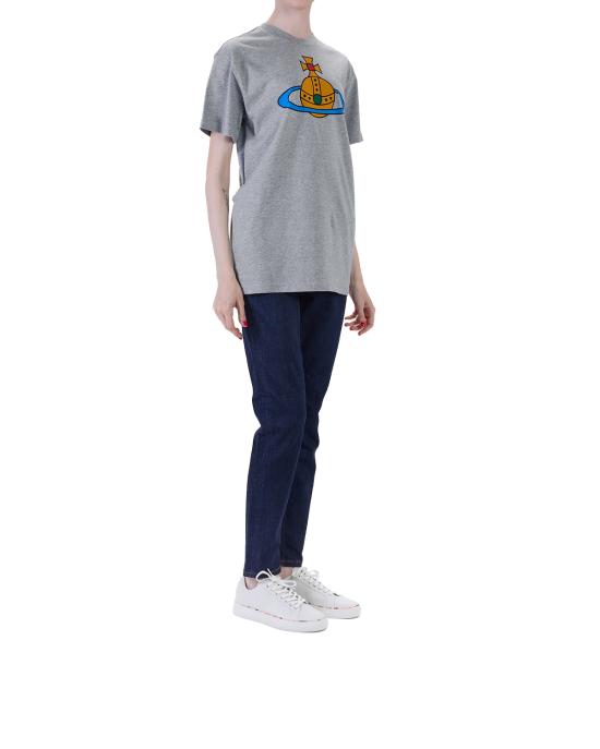 26SS 비비안웨스트우드 반팔 티셔츠 3G01004S J001M D 3G01004S J001M D P001 GRIGIO - VIVIENNE WESTWOOD