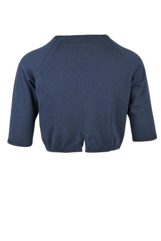 25SS 막스마라 니트웨어 블루 피안드르 코튼 가디건 - MAX MARA