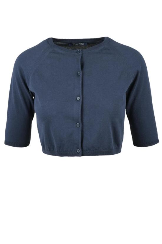 25SS 막스마라 니트웨어 블루 피안드르 코튼 가디건